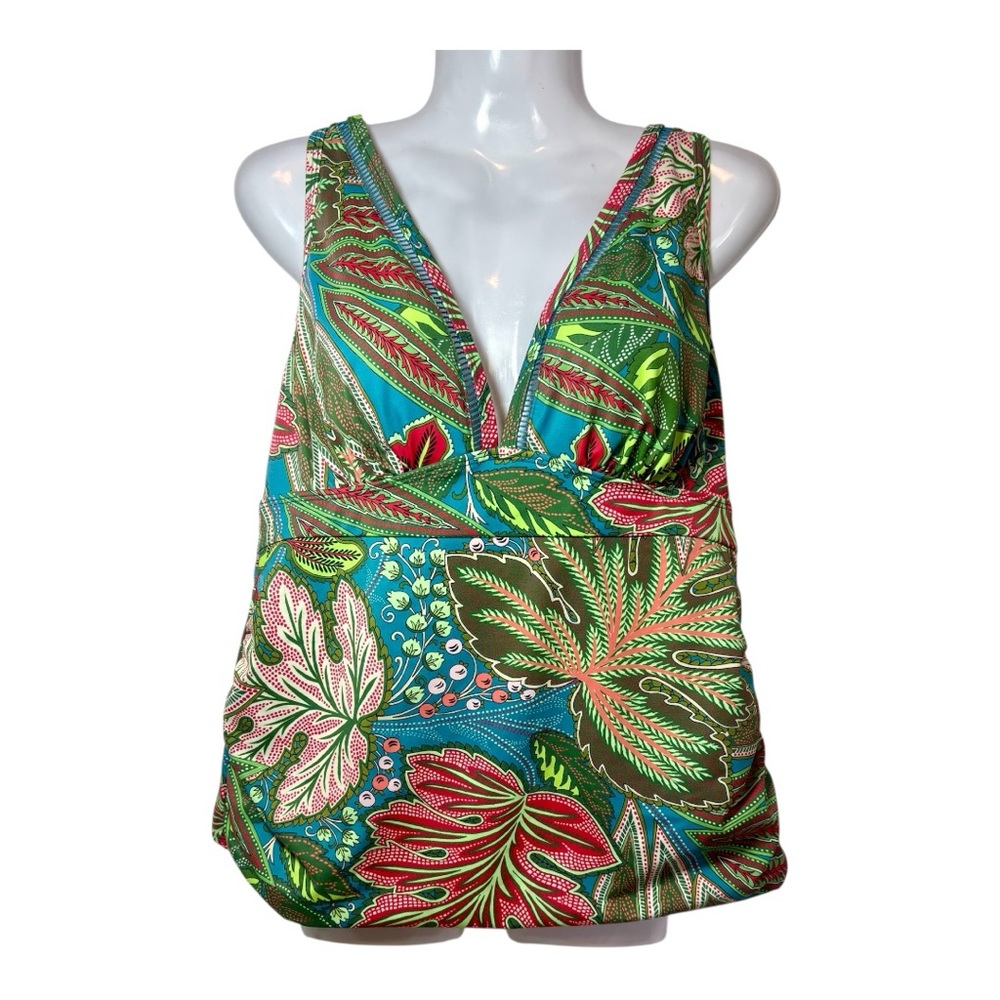 COASTAL BLUE Swimwear Multicolour Tankini Top